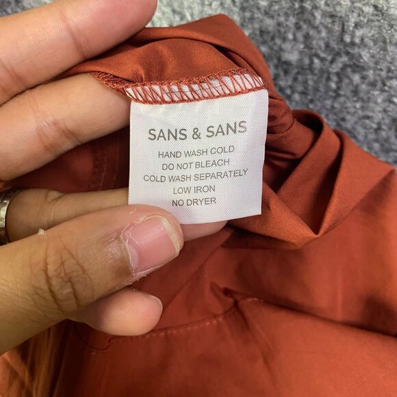 NEW Sans‎ & Sans Back Parting Off Square Neck Sleeveless Wide Leg Jumpsuit - Picture 11 of 14